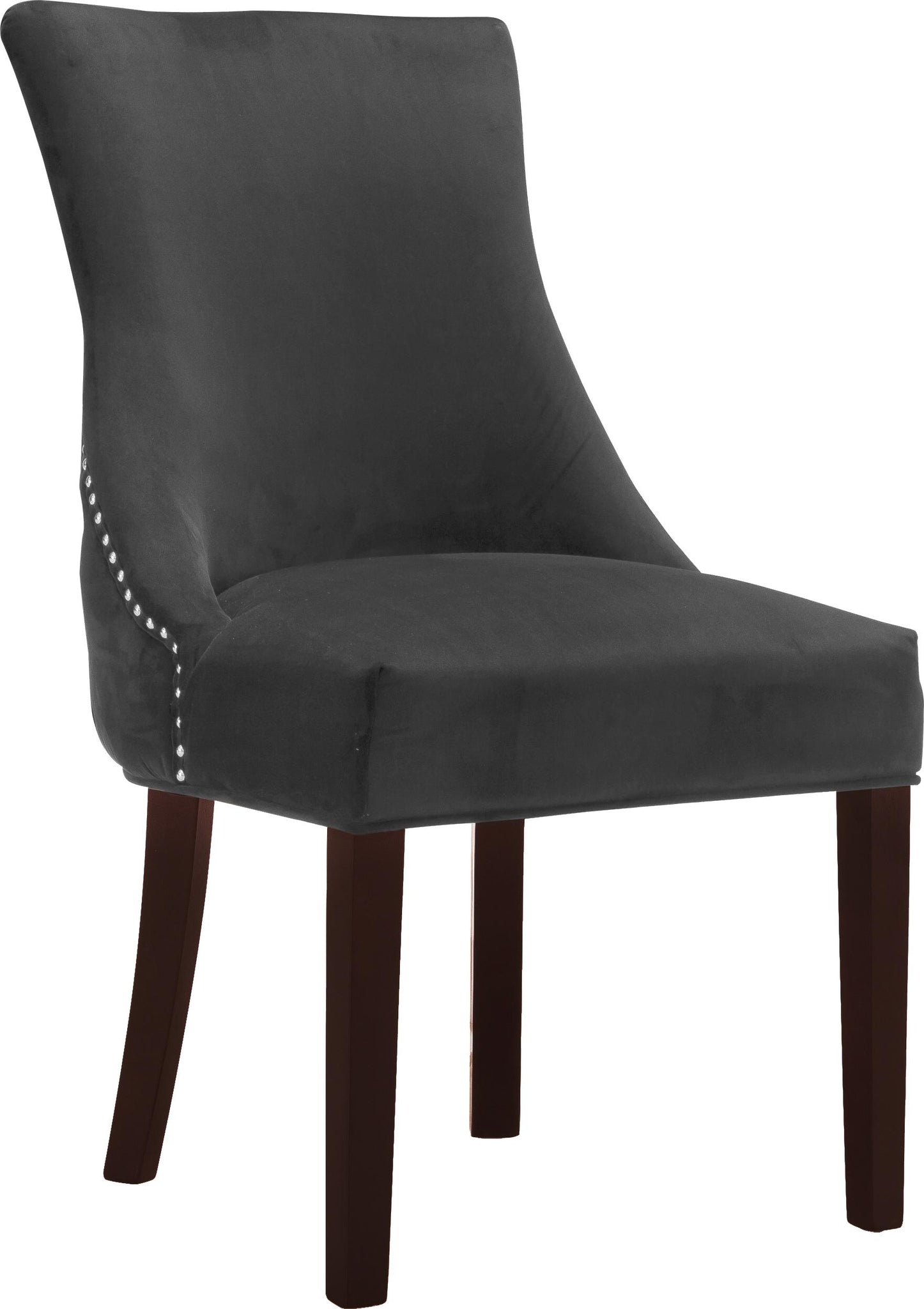 Hannah Grey Velvet Dining Chair - Furnish 4 Less 98 (NY)*