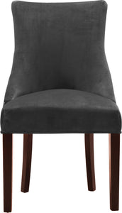 Hannah Grey Velvet Dining Chair - Furnish 4 Less 98 (NY)*