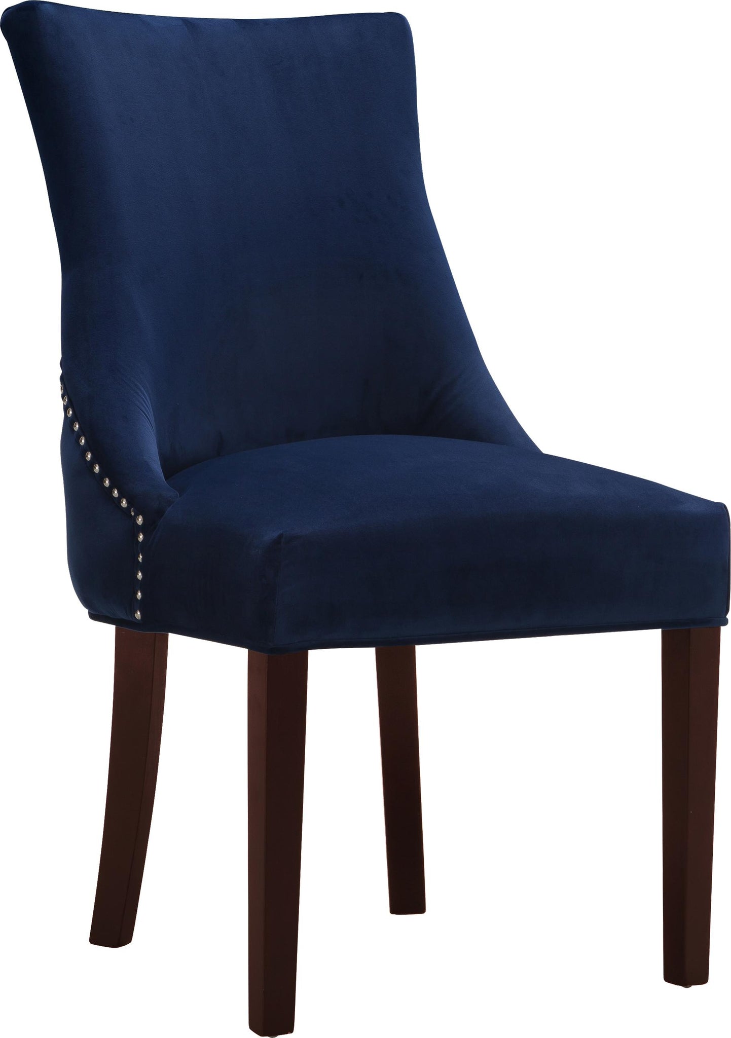 Hannah Navy Velvet Dining Chair - Furnish 4 Less 98 (NY)*