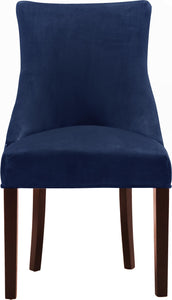 Hannah Navy Velvet Dining Chair - Furnish 4 Less 98 (NY)*