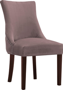 Hannah Pink Velvet Dining Chair - Furnish 4 Less 98 (NY)*