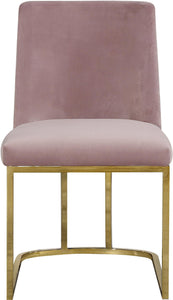 Heidi Pink Velvet Dining Chair - Furnish 4 Less 98 (NY)*