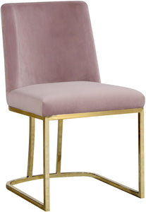 Heidi Pink Velvet Dining Chair - Furnish 4 Less 98 (NY)*