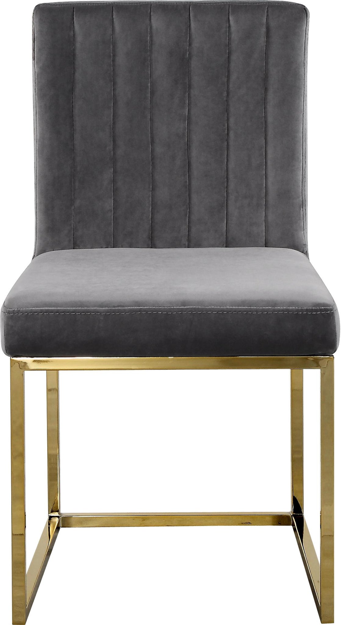 Giselle Grey Velvet Dining Chair - Furnish 4 Less 98 (NY)*