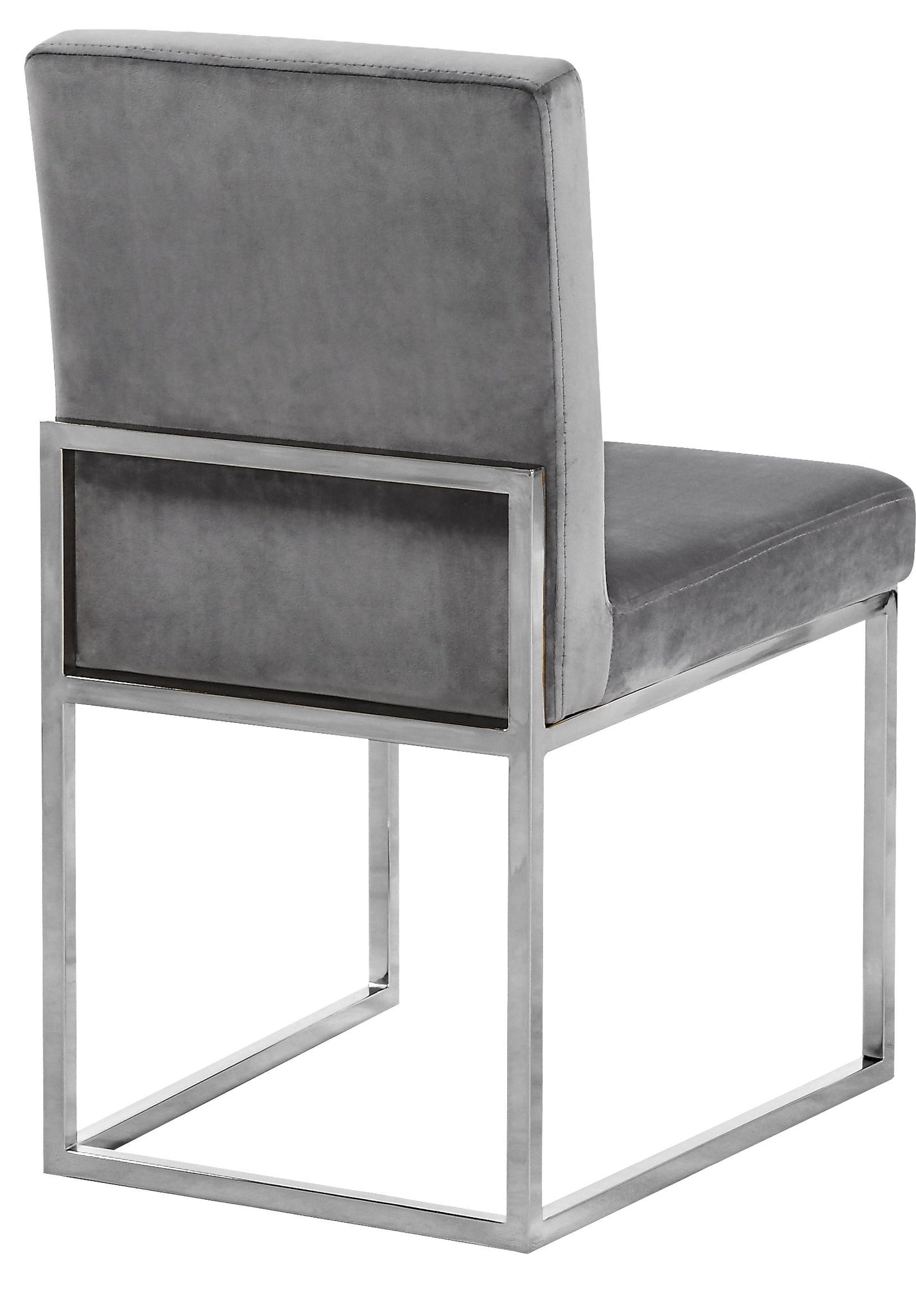 Giselle Grey Velvet Dining Chair - Furnish 4 Less 98 (NY)*