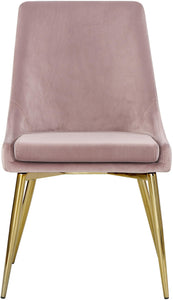 Karina Pink Velvet Dining Chair