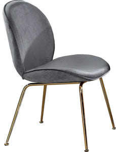 Paris Grey Velvet Dining Chair