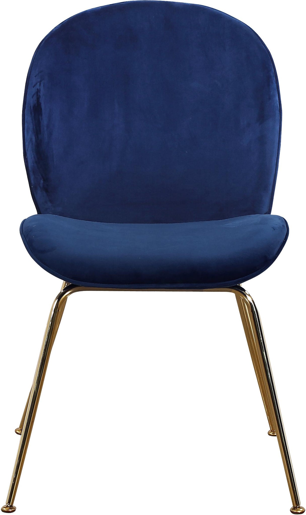 Paris Navy Velvet Dining Chair - Furnish 4 Less 98 (NY)*