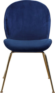 Paris Navy Velvet Dining Chair - Furnish 4 Less 98 (NY)*