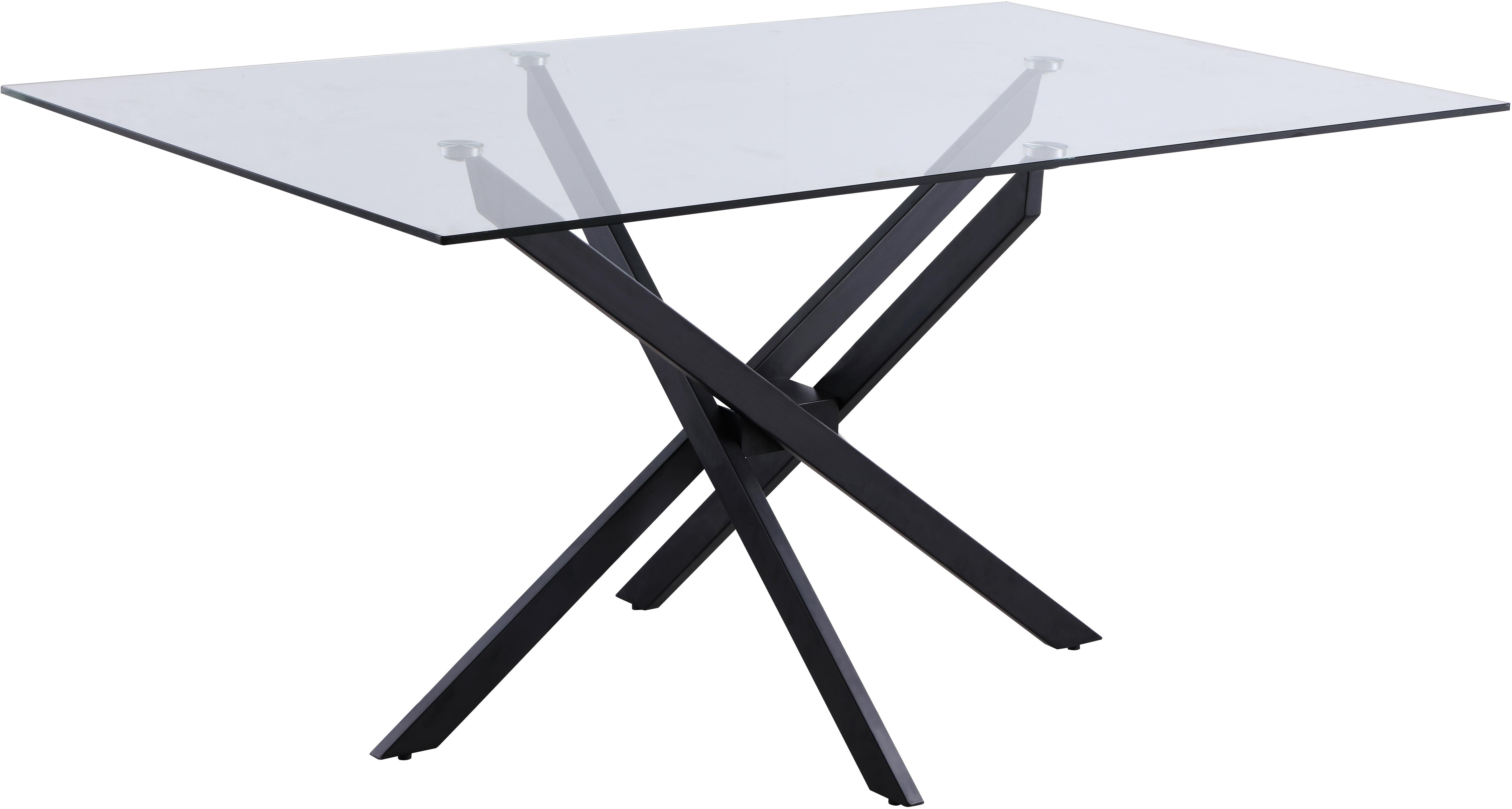 Xander Matte Black Dining Table image