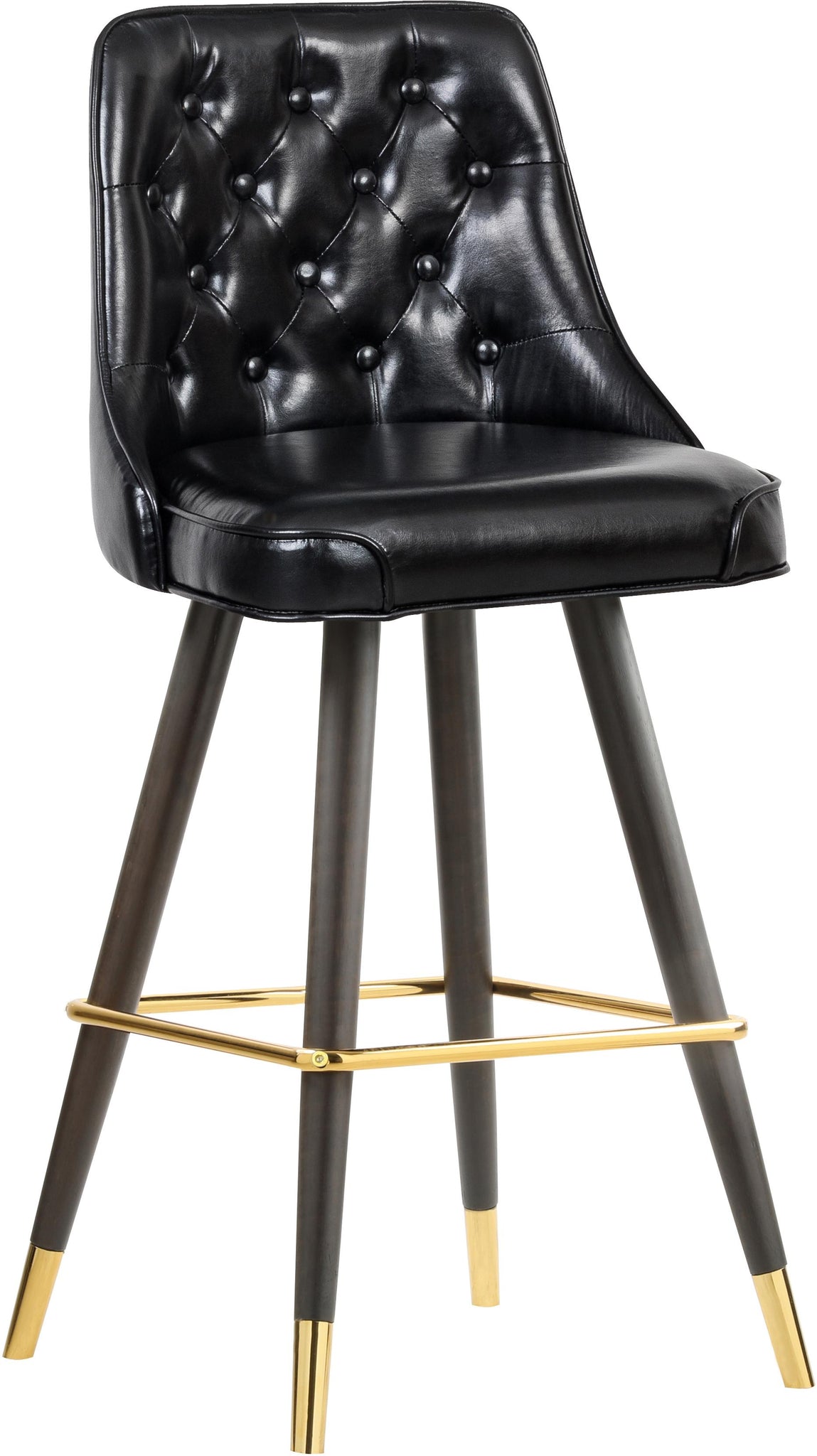 Portnoy Black Faux Leather Counter/Bar Stool