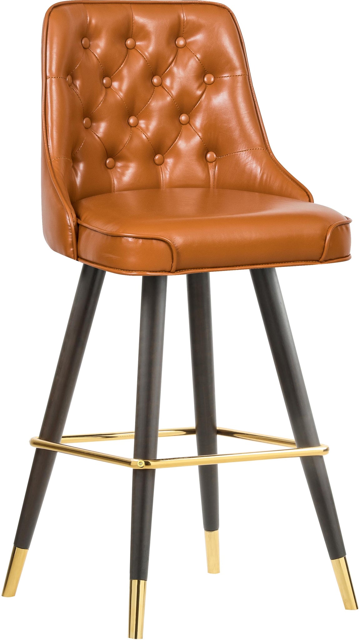 Portnoy Cognac Faux Leather Counter/Bar Stool - Furnish 4 Less 98 (NY)*