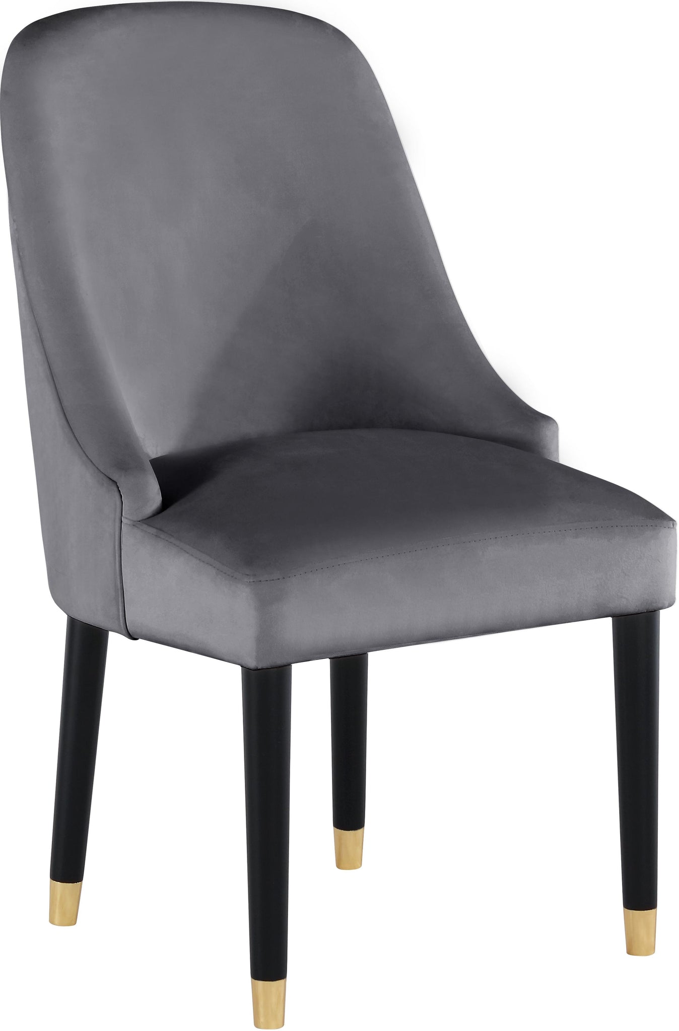 Omni Grey Velvet Dining Chair