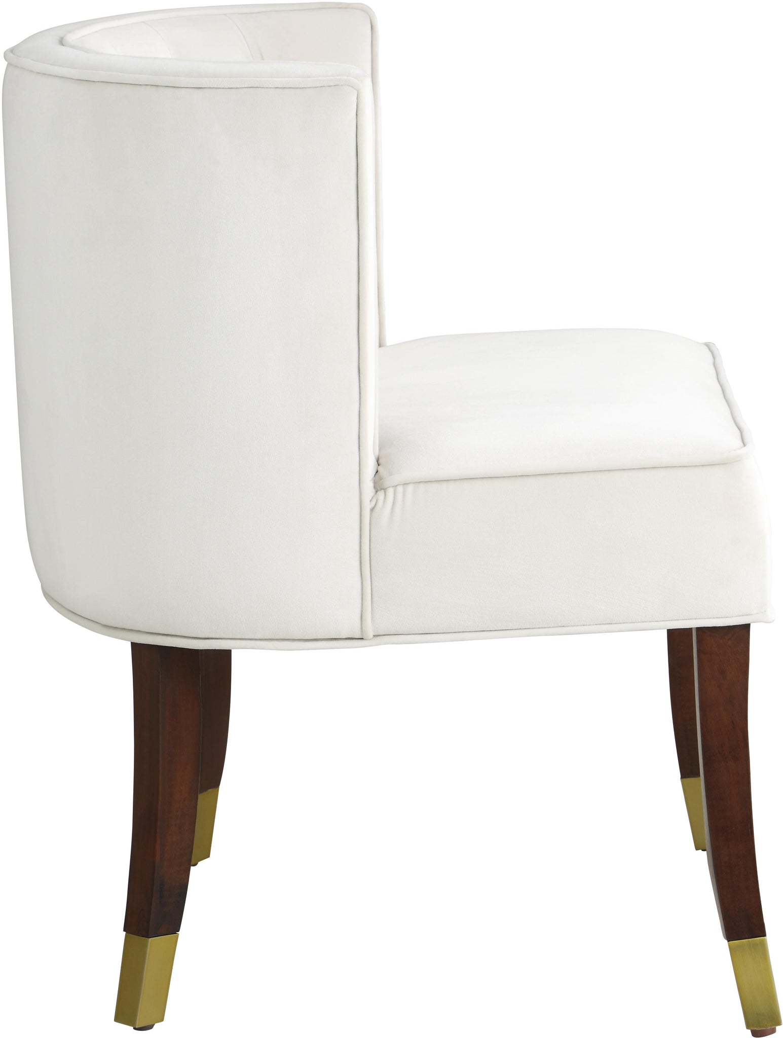 Perry Cream Velvet Dining Chair