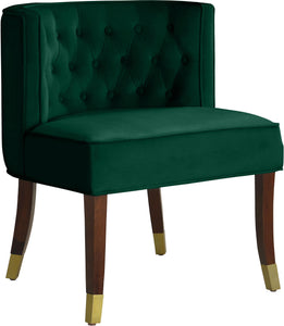 Perry Green Velvet Dining Chair - Furnish 4 Less 98 (NY)*