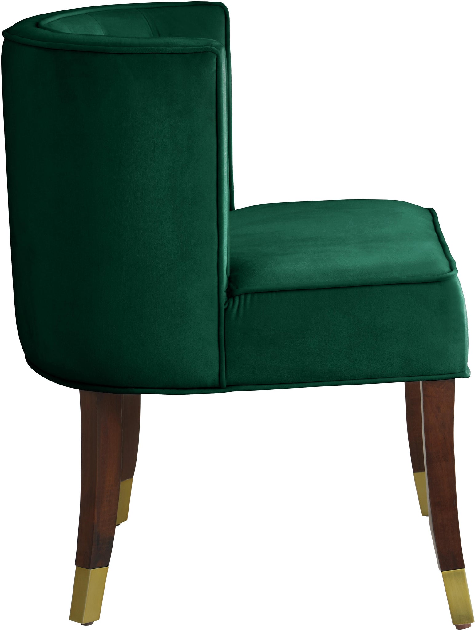 Perry Green Velvet Dining Chair - Furnish 4 Less 98 (NY)*