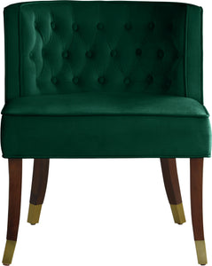 Perry Green Velvet Dining Chair - Furnish 4 Less 98 (NY)*