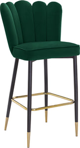 Lily Green Velvet Stool - Furnish 4 Less 98 (NY)*