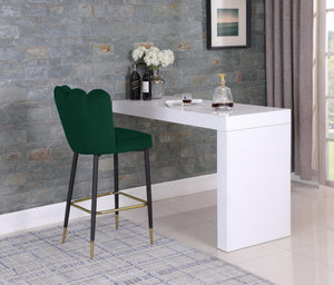 Lily Green Velvet Stool - Furnish 4 Less 98 (NY)*