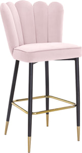 Lily Pink Velvet Stool - Furnish 4 Less 98 (NY)*