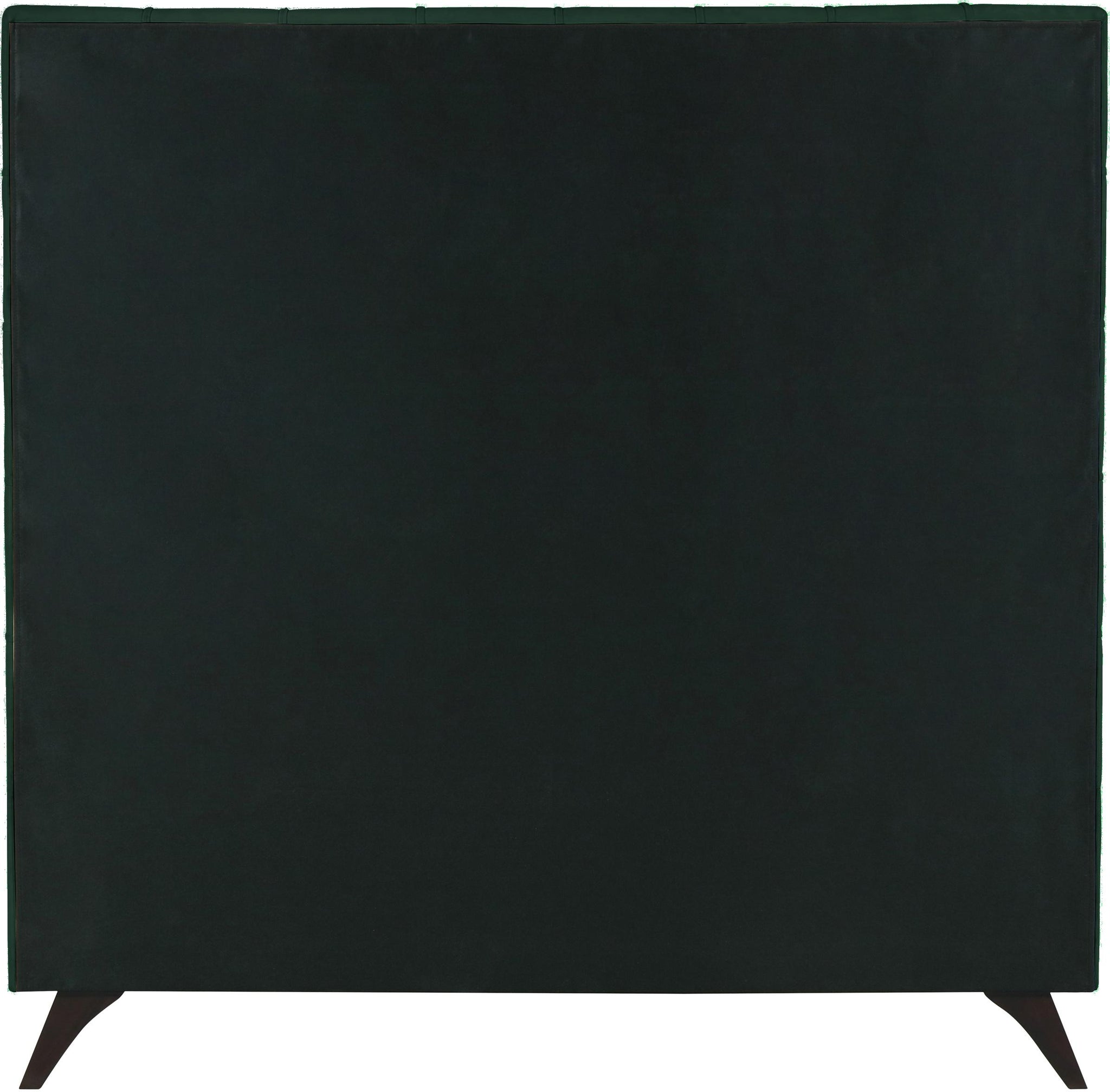 Elly Green Velvet King Bed - Furnish 4 Less 98 (NY)*