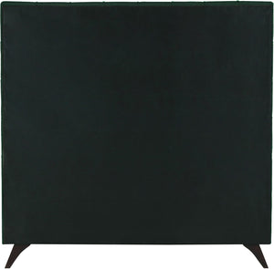 Elly Green Velvet King Bed - Furnish 4 Less 98 (NY)*