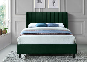 Eva Green Velvet Full Bed - Furnish 4 Less 98 (NY)*