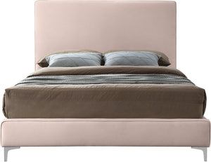 Geri Pink Velvet Full Bed - Furnish 4 Less 98 (NY)*