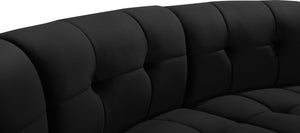 Limitless Black Velvet 12pc. Modular Sectional - Furnish 4 Less 98 (NY)*