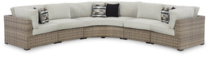 Calworth 5-Piece Outdoor Sectional - Furnish 4 Less 98 (NY)*