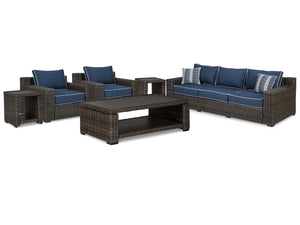 Grasson Lane 6-Piece Outdoor Seating Package - Furnish 4 Less 98 (NY)*