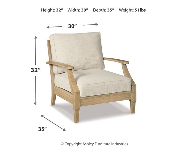 Clare View 2-Piece Outdoor Seating Package - Furnish 4 Less 98 (NY)*