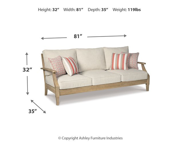 Clare View 2-Piece Outdoor Seating Package - Furnish 4 Less 98 (NY)*