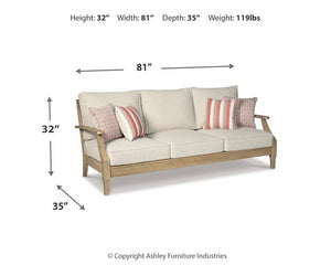 Clare View 2-Piece Outdoor Seating Package - Furnish 4 Less 98 (NY)*