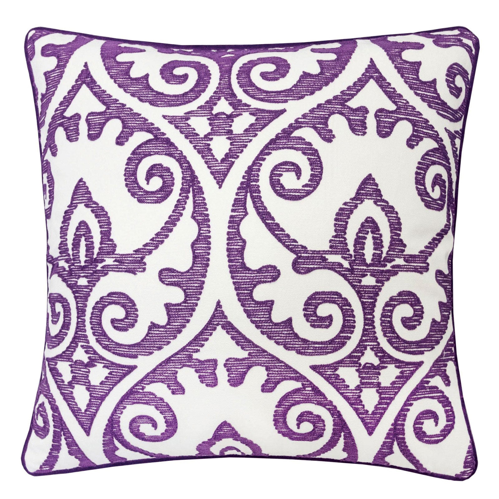 Jorja Purple 20" X 20" Pillow, Purple - Furnish 4 Less 98 (NY)*