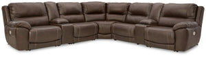 Dunleith 7-Piece Power Reclining Sectional - Furnish 4 Less 98 (NY)*