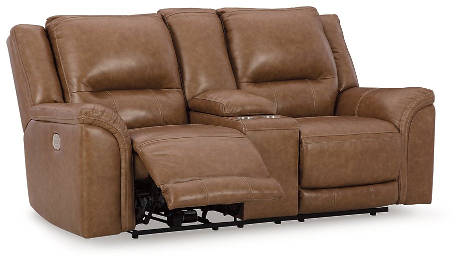 Trasimeno Power Reclining Loveseat with Console - Furnish 4 Less 98 (NY)*