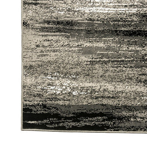 Sivas Gray/Black 5' X 8' Area Rug