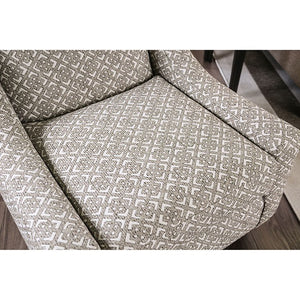 Dorset Light Gray/Pattern Square Chair