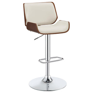 G130503 Contemporary Ecru Adjustable Height Bar Stool image