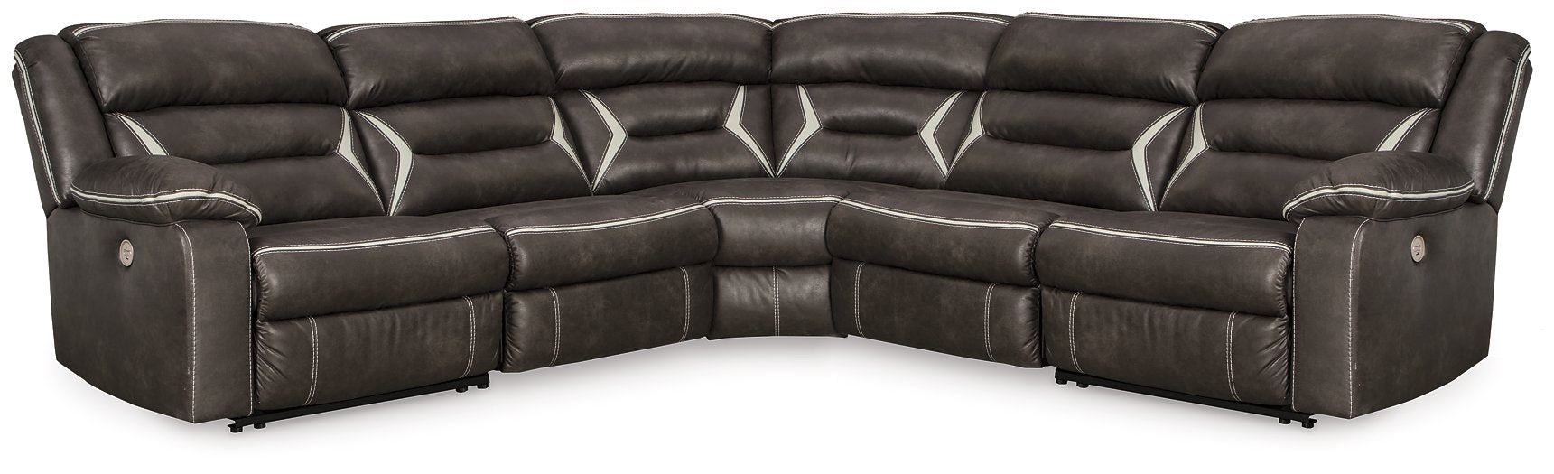 Kincord 5-Piece Power Reclining Sectional image