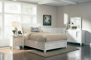 G201309KE S4 Sandy Beach White King Four Piece Bedroom Set image