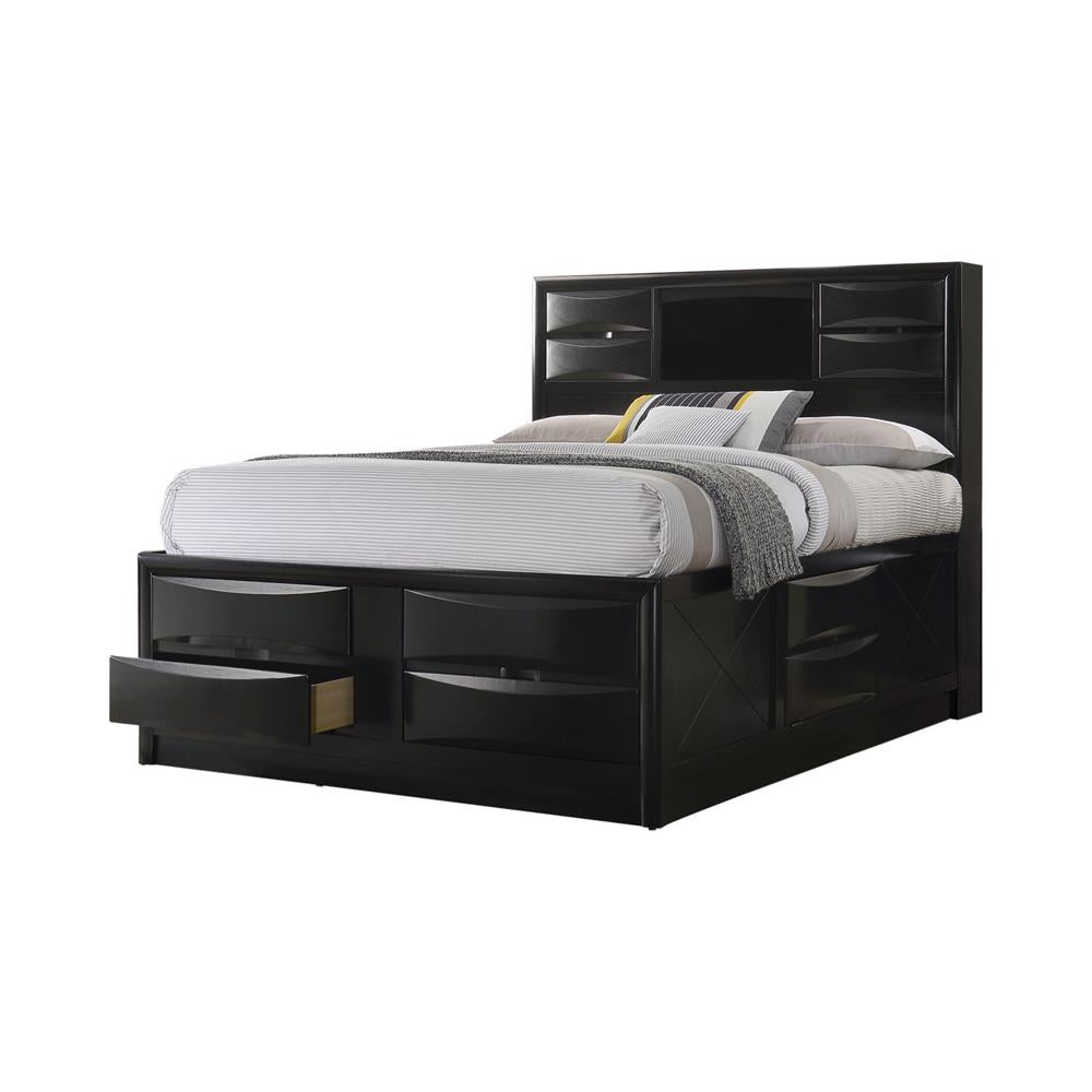 Briana Transitional Black California King Bed image