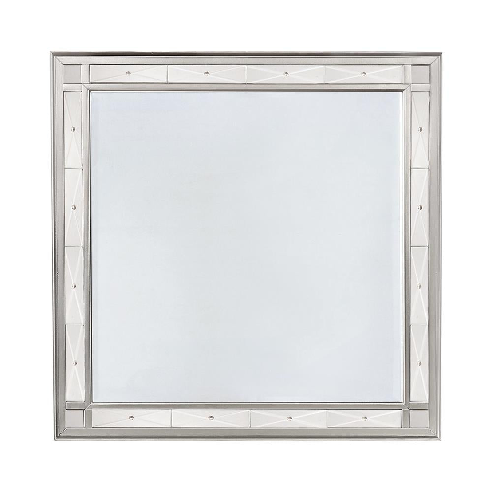 Leighton Contemporary Dresser Mirror With Beveled Edge image