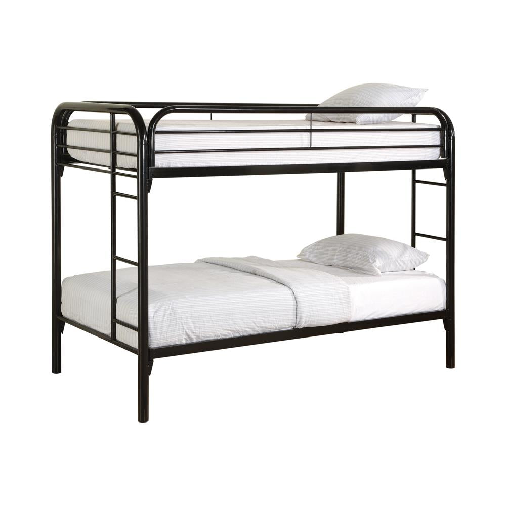 G2256 Contemporary Twin Black Metal Bunk Bed image