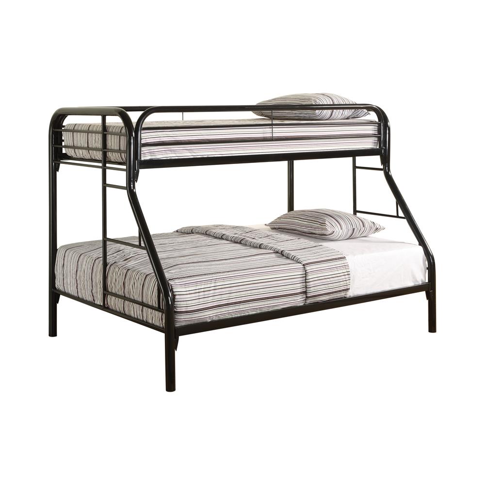 Morgan  Twin over Full Black Bunk Bed image