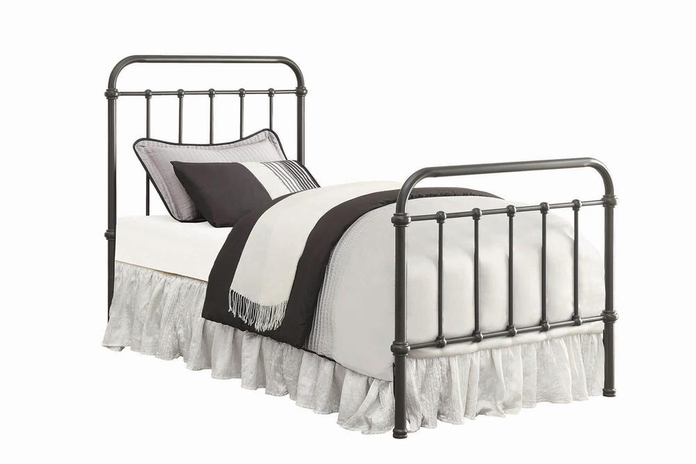 Livingston Transitional Dark Bronze Twin Bed image