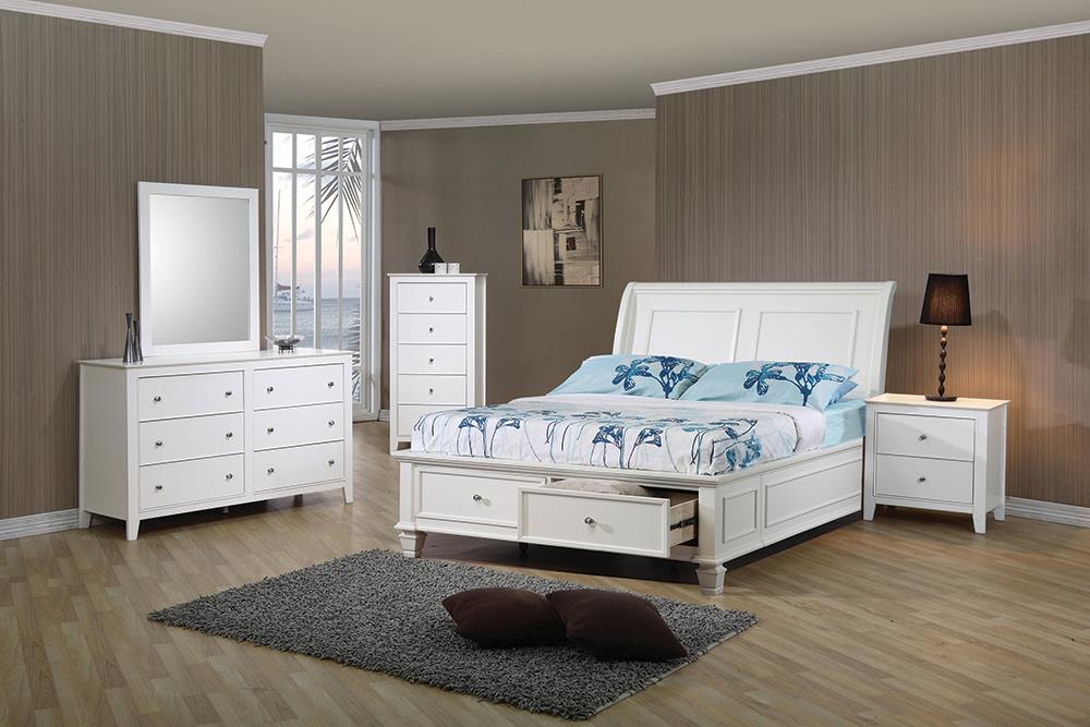 G400239F S5 Selena Coastal White Full Five Piece Set image