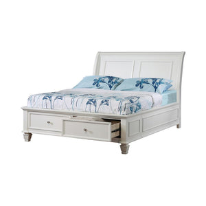 Selena Coastal White Twin Bed image