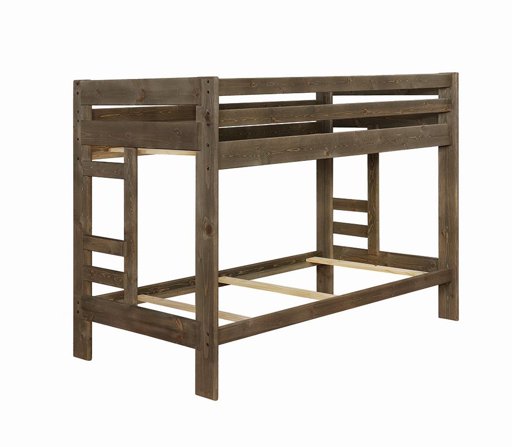 Wrangle Hill Gun Smoke Twin/Twin Bunk Bed image